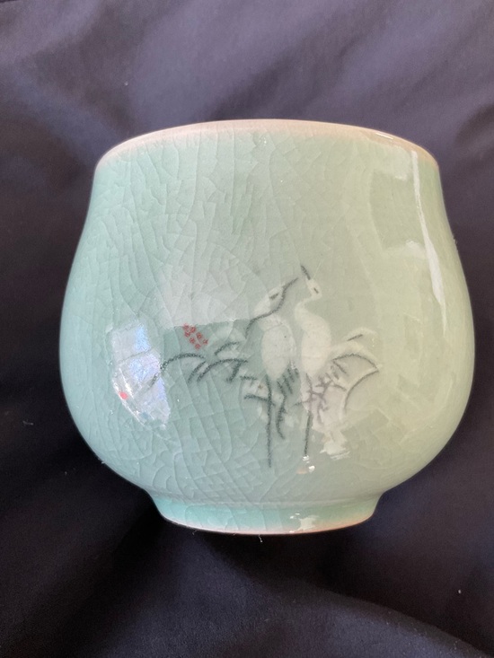 Changbai Kingdom Other - Chinese Celadon Crackle Glaze Tea Cups